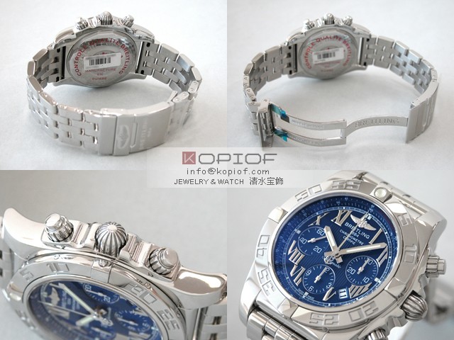 ブライトリング クロノマット スーパーコピークロノマット 44 AB011012/C783 A011C83PA リビエラブルーローマン