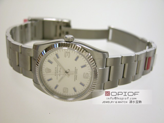 ロレックス エアーキング スーパーコピーロレックス エアーキング 114234 シルバー369ブルーバー