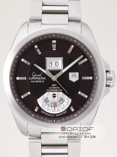 タグホイヤー カレラ スーパーコピーWAV5113.BA0901 グランドデイトGMT ブラウン