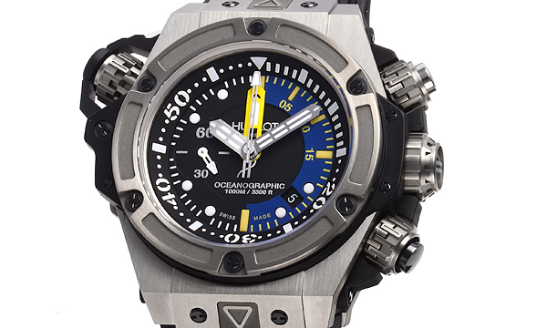 ウブロ キングパワー スーパーコピーオーシャノグラフィック1000チタニウム 732.NX.1127.RX