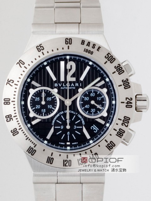 ブルガリ ディアゴノ スーパーコピーCH40SSDTA プロフェッショナル タキメトリッククロノグラフ ブラック