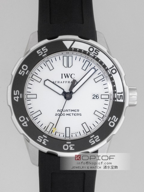 IWC アクアタイマー スーパーコピーIW356811 オートマッチック2000 ラバー ツヤ消ベゼル ホワイト