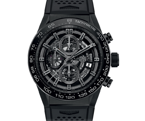 タグホイヤー カレラ スーパーコピーキャリバーホイヤー01 ブラックセラミック CAR2A90.FT6071